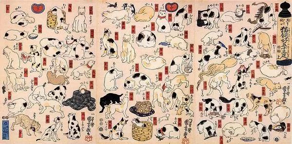 歌川國芳百貓圖
